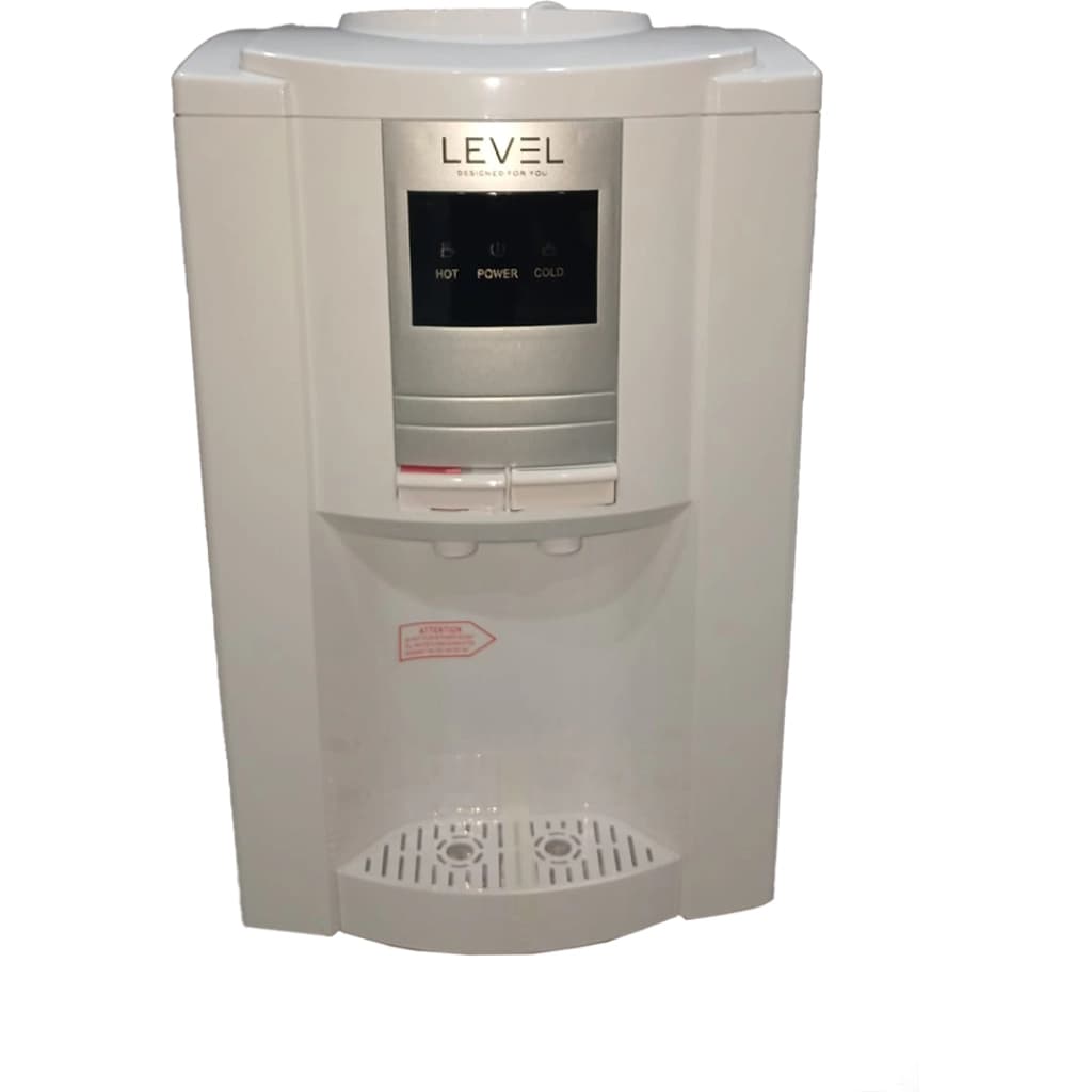 Level LVD-002 Countertop Compressor Water Dispenser, Cold and Hot, White