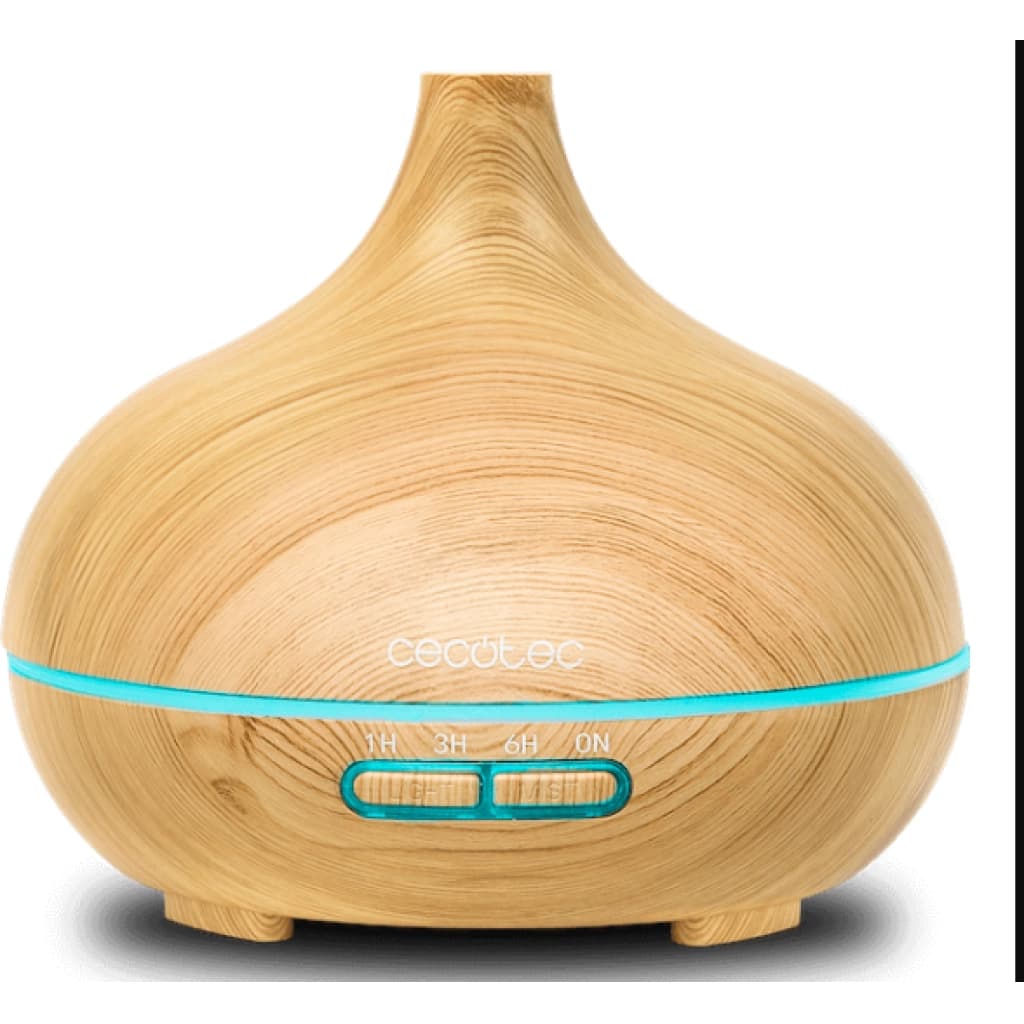 Umidificador e difusor de aromas Cecotec Pure Aroma 300 Yang, 300 ml, madeira