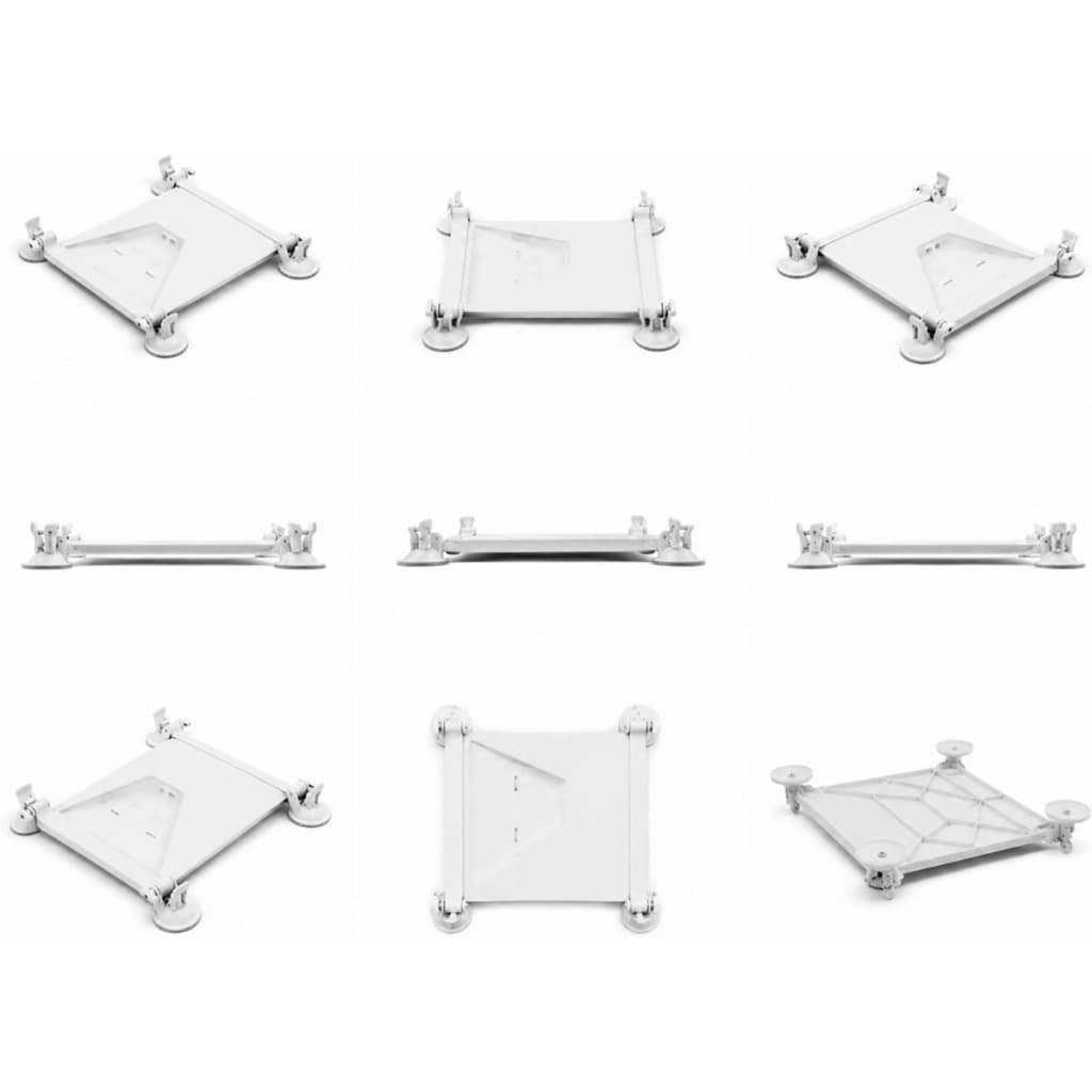 Soporte con ventosas ABC A3105 para Starlink Mini, blanco