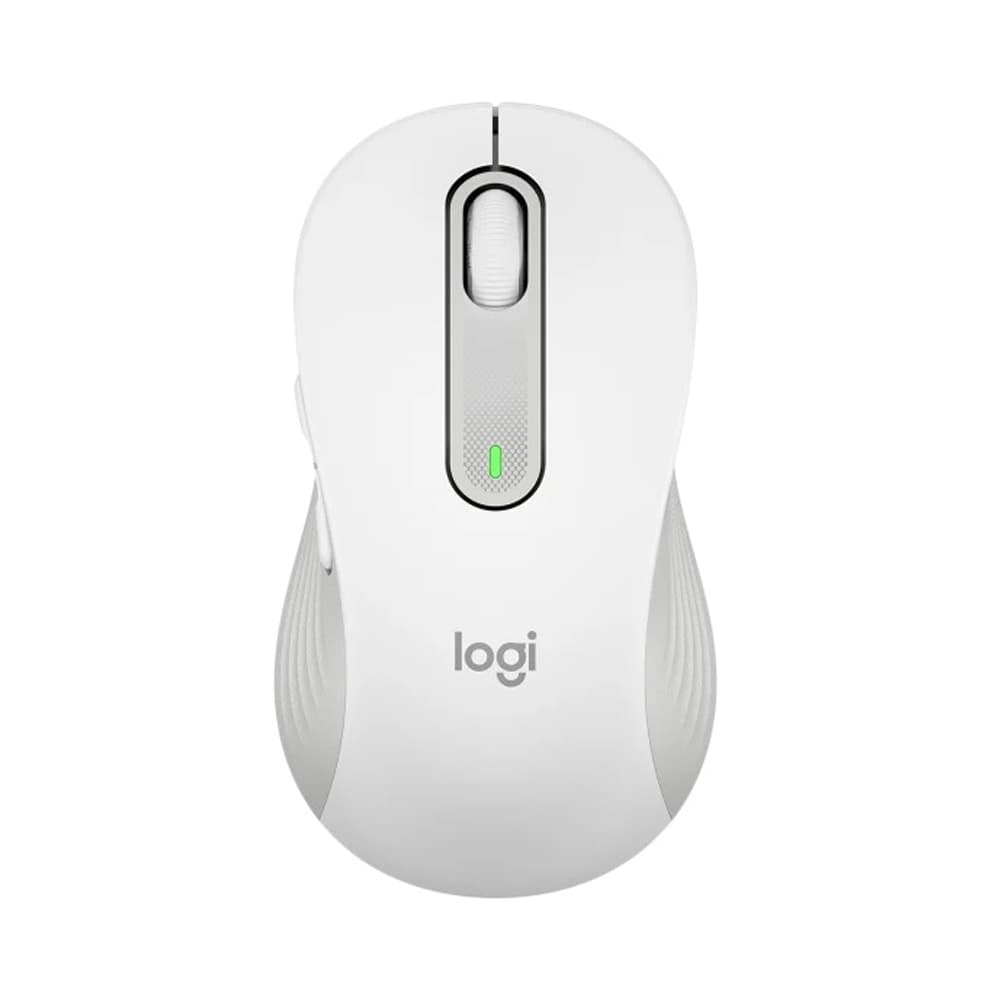 Mouse inalámbrico Logitech Signature M650 L, grande, blanco
