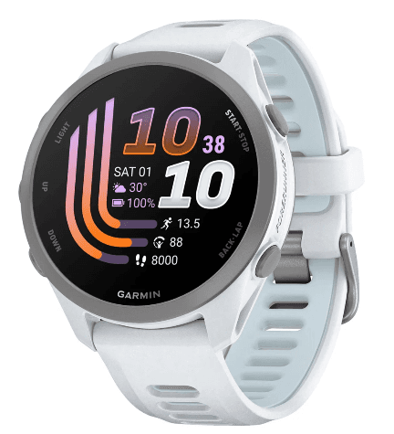 Reloj inteligente con GPS Garmin Forerunner 170 Music, Whitestone/Cloud Blue (blanco/azul), imagen 1 de 1
