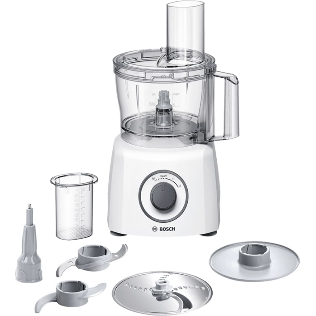 Procesadora de alimentos Bosch MultiTalent 3 MCM3100W, 2,3 L, blanco