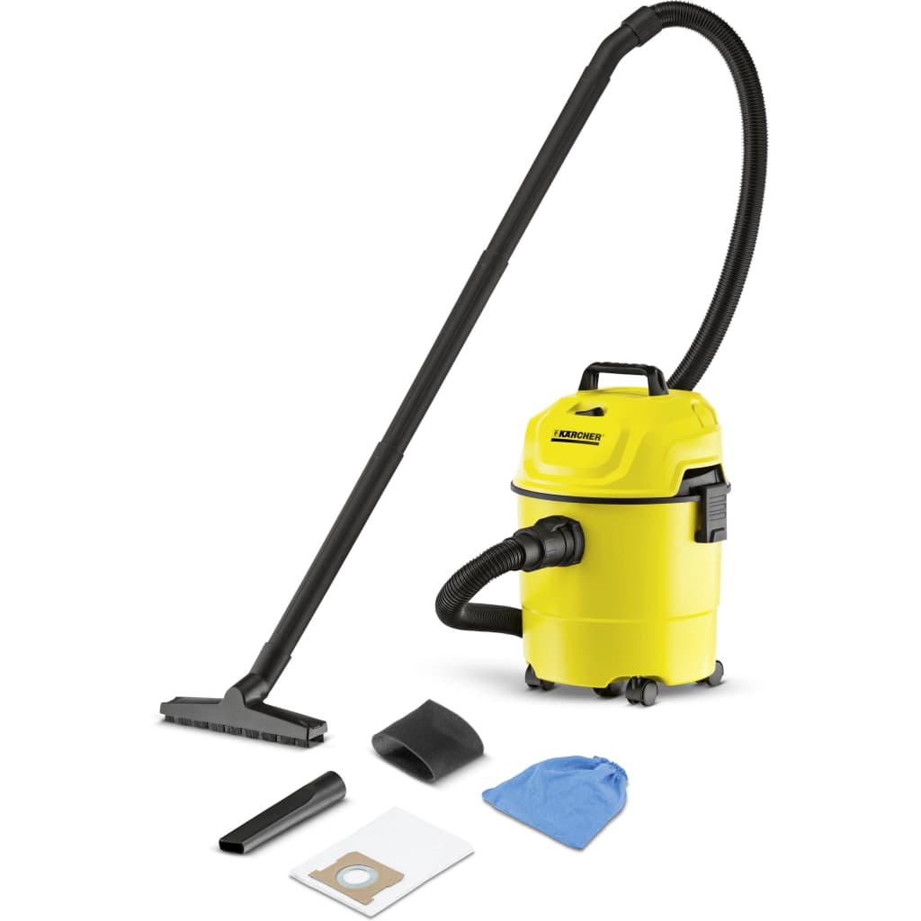 Kärcher WD 1 Classic Wet and Dry Vacuum, 1200 W, 15 L