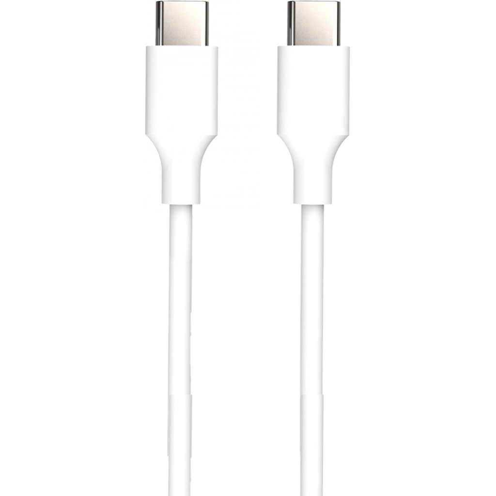 Kolke USB-C to USB-C cable, 1 m, 20 W, white