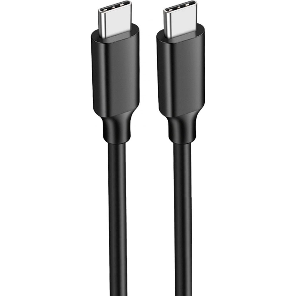 Kolke USB-C to USB-C cable, 1 m, 20 W, black