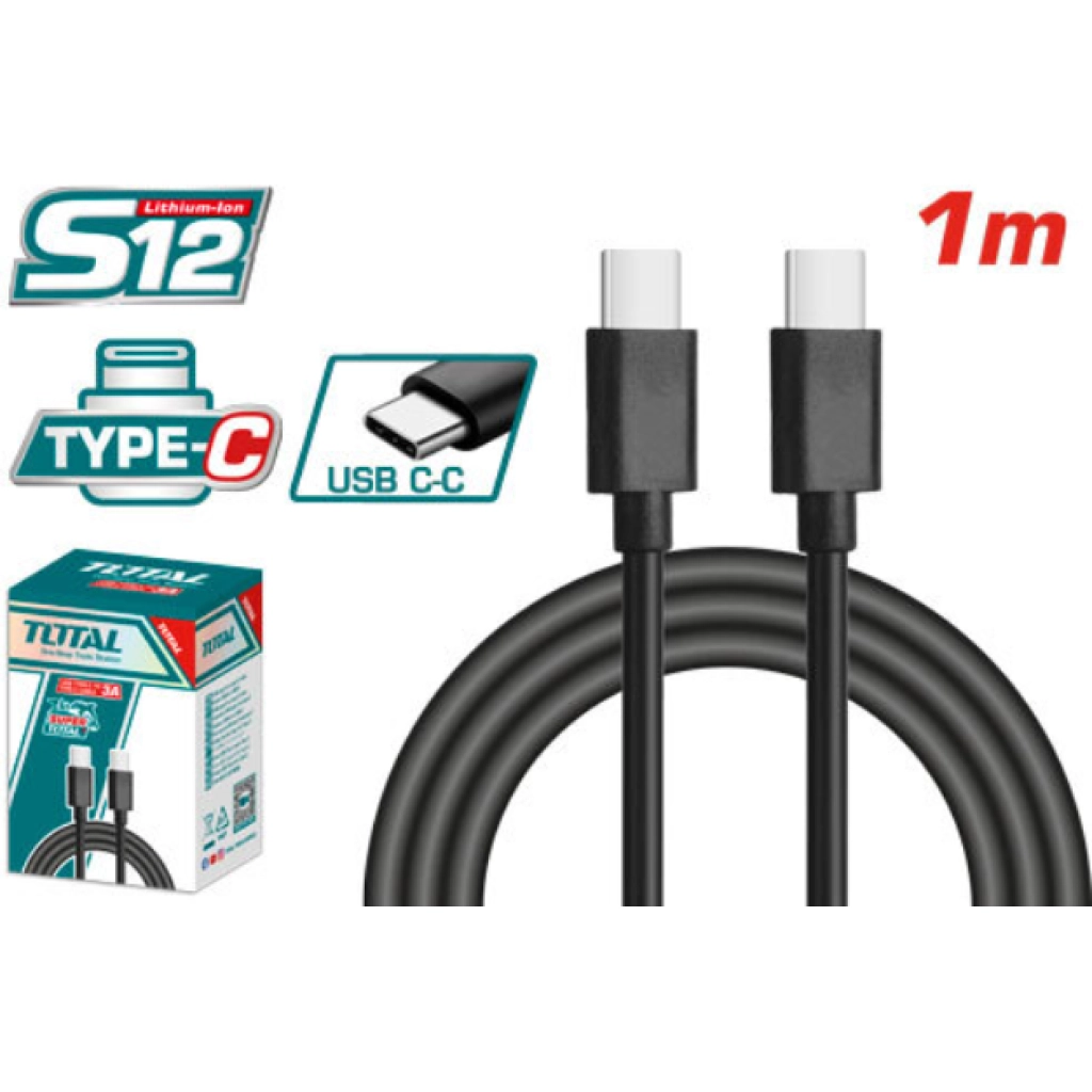Total USB-C to USB-C cable, 1 m