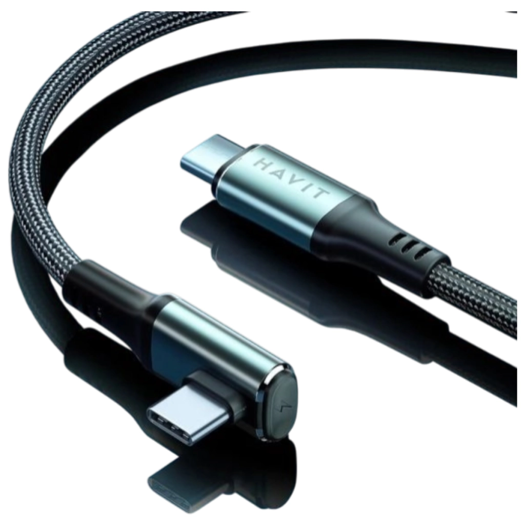 Havit right-angle USB-C cable, 3 m, 60 W