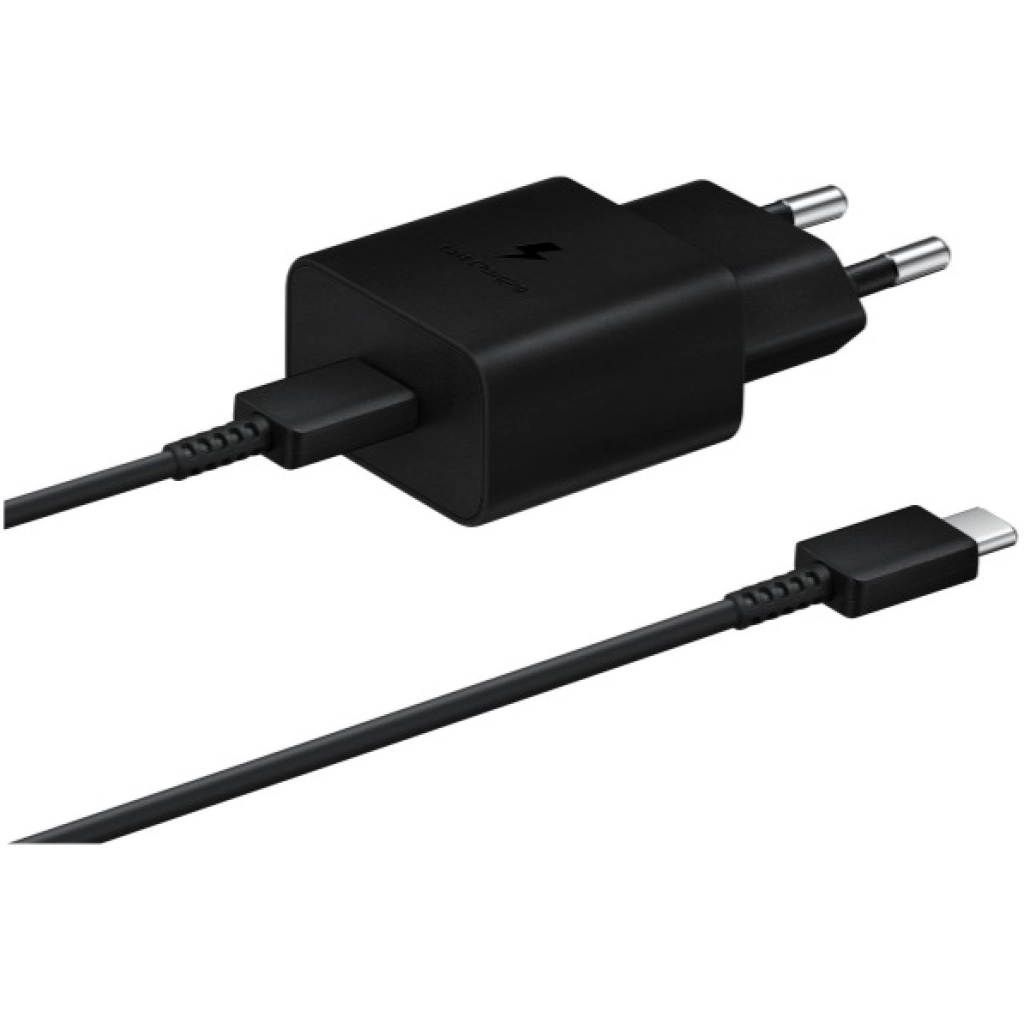 Samsung 15 W USB-C charger with cable, black