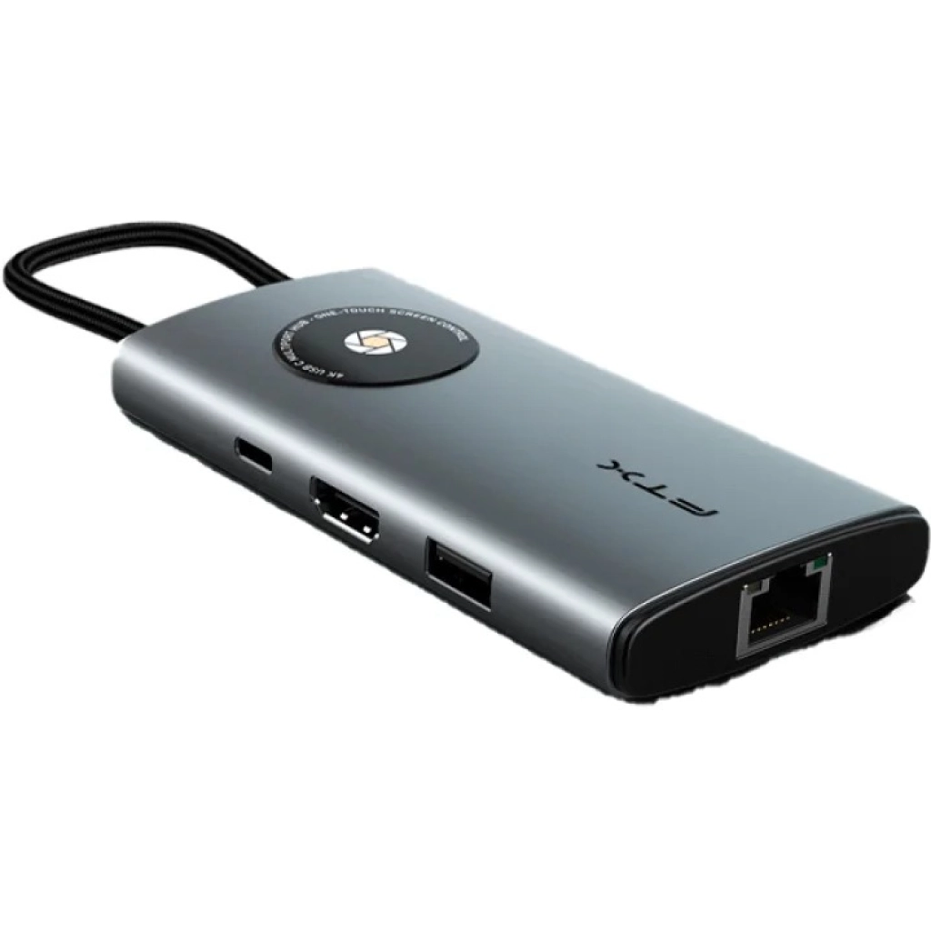 FTX USB-C 8-in-1 hub, 4K HDMI and Ethernet