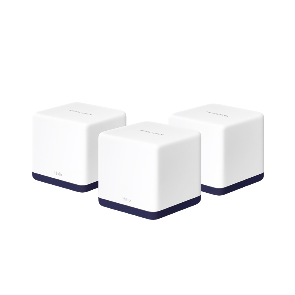 Mercusys Halo H50G AC1900 Mesh-WLAN, 3er-Pack