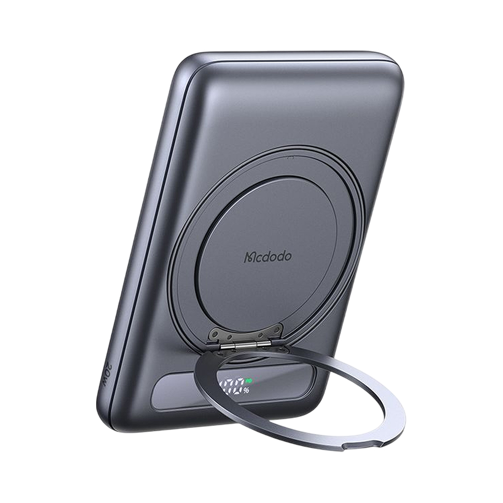 Batería externa magnética Mcdodo Meta MC-8361 5.000 mAh 20 W, gunmetal, imagen 1 de 4