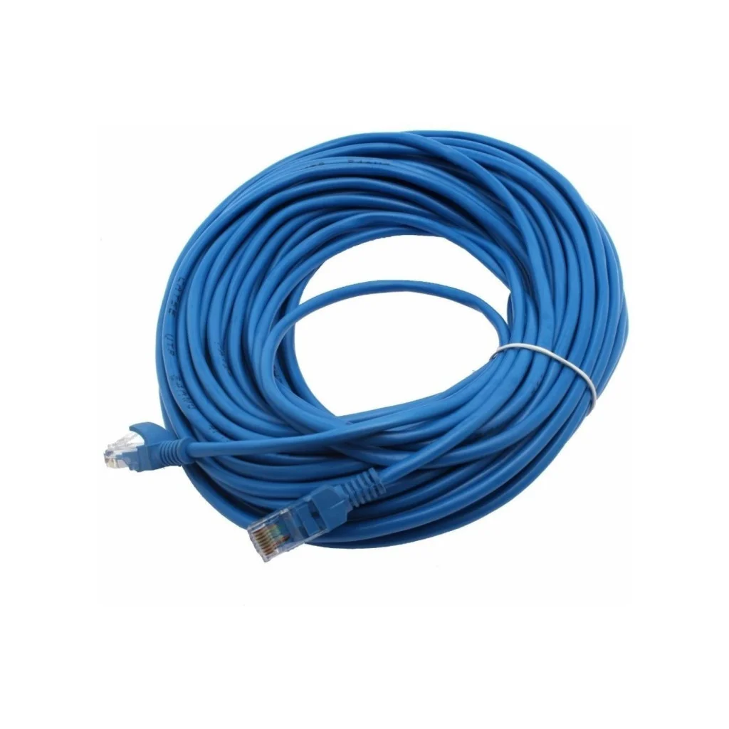 Cat5e Ethernet Patch Cable, 30 m, Blue