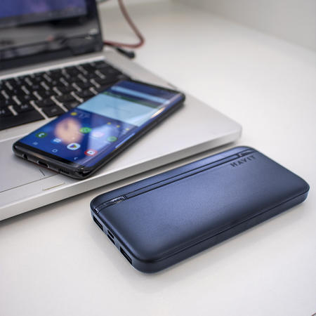 Havit PB89 Powerbank 10.000 mAh mit 3 Ausgängen