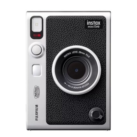 Câmera instantânea híbrida Fujifilm Instax Mini Evo, preta
