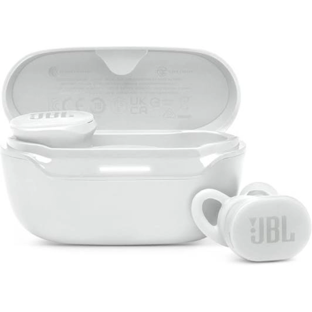JBL Endurance Race 2 Waterproof Sport Earbuds with ANC, White