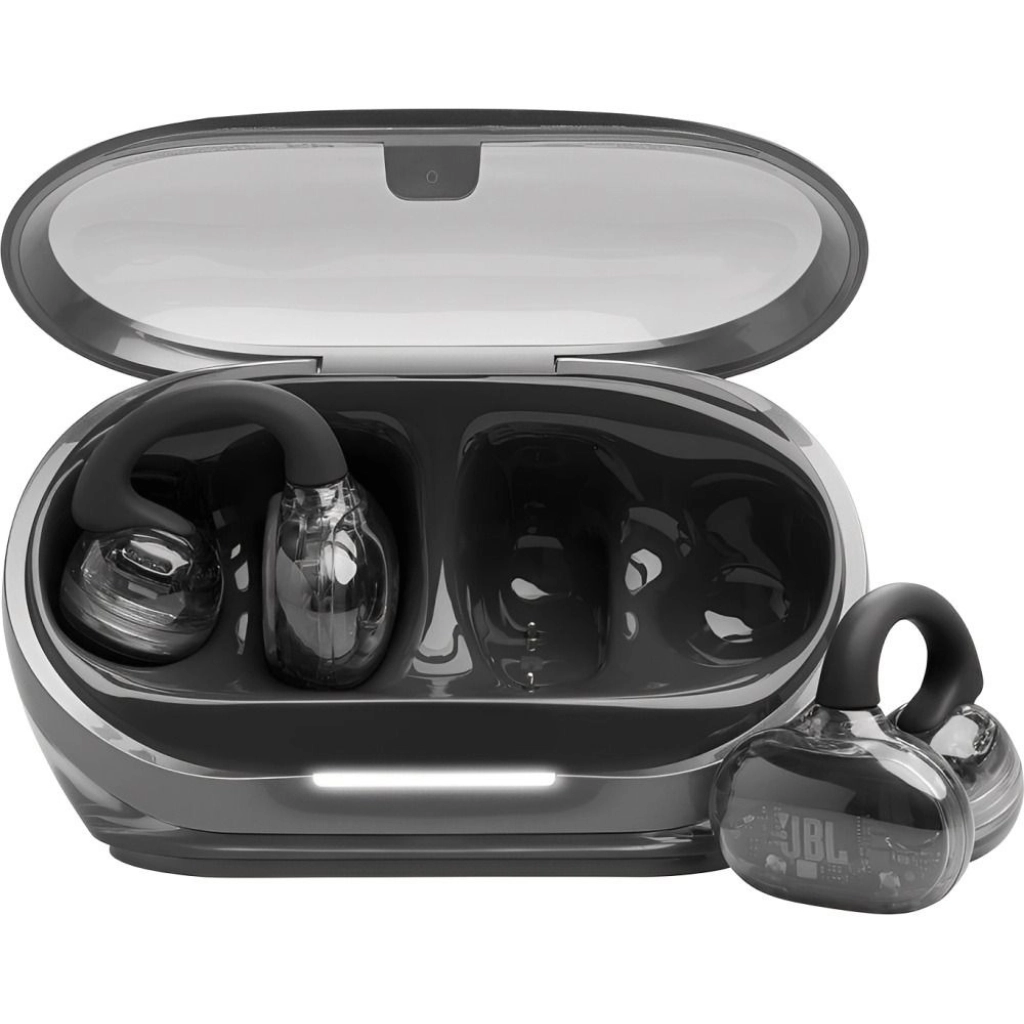 Fones abertos true wireless JBL Soundgear Clips, preto