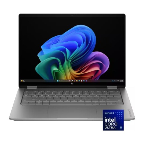 HP OmniBook 3 14 (14-HZ0005DX) 14" Touch-Laptop, Qualcomm Snapdragon X, 16 GB RAM, 512 GB SSD, englische Tastatur