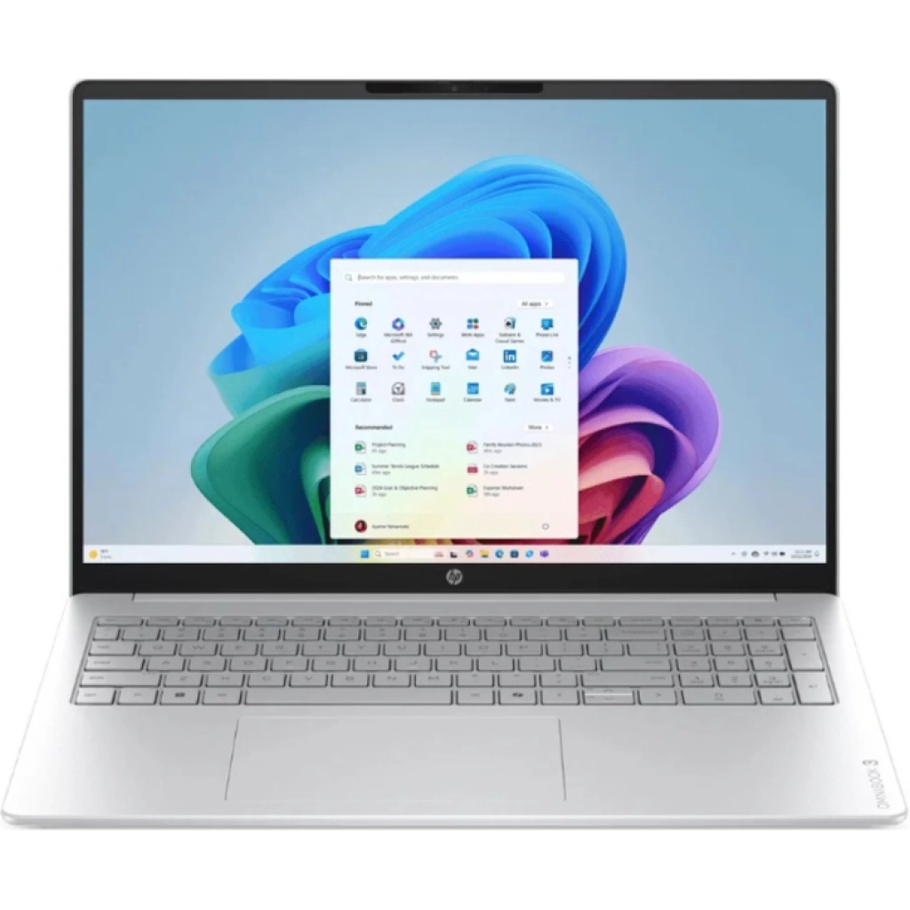 HP OmniBook 3 16 (16-BY0015DX) 16"-Laptop, AMD Ryzen 5 (4 cores, up to 4.3 GHz), 8 GB RAM, 256 GB SSD, englische Tastatur