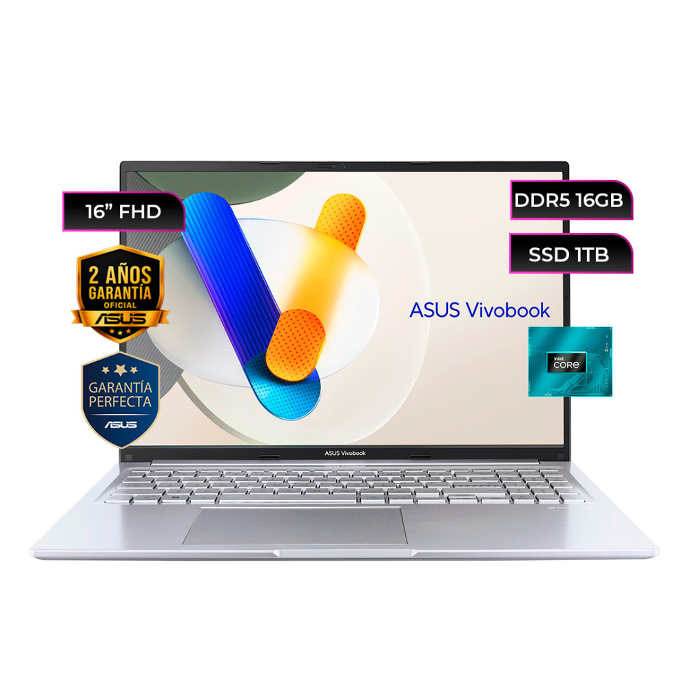ASUS Vivobook 16 (X1605VA-MB2627W) 16"-Laptop, Intel Core i9, 16 GB RAM, 1 TB SSD, spanische Tastatur