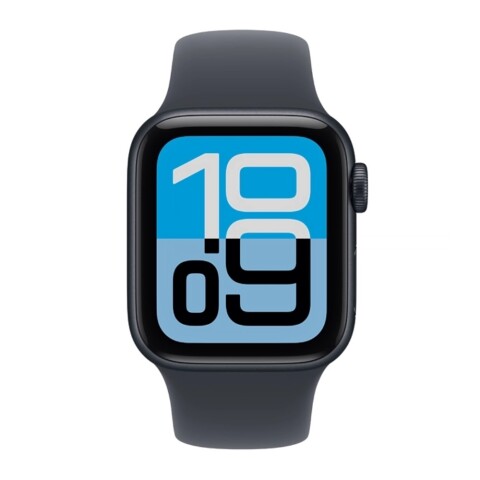 Apple Watch SE 3 GPS 40 mm, Gehäuse Aluminium Mitternacht mit Sportarmband Mitternacht S/M (MEH94LW/A)