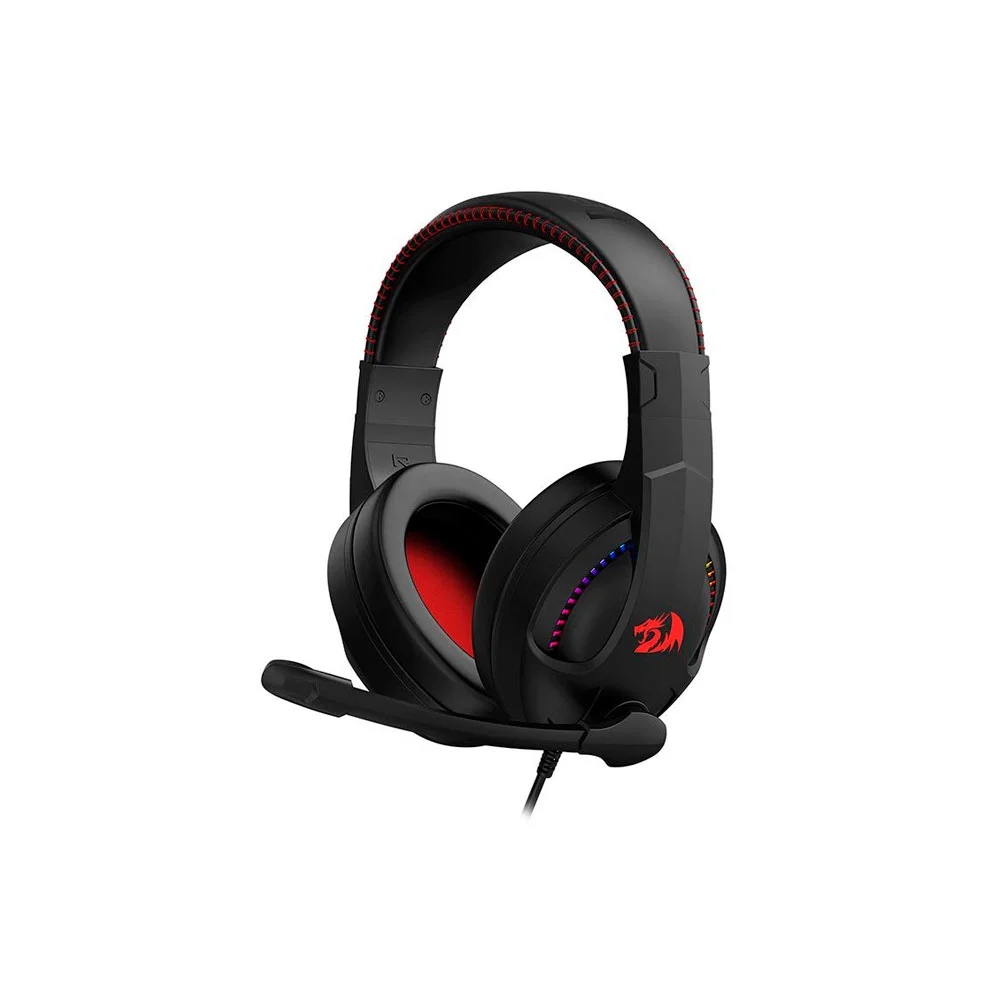 Redragon Cronus H211 kabelgebundenes Gaming-Headset mit RGB, Schwarz