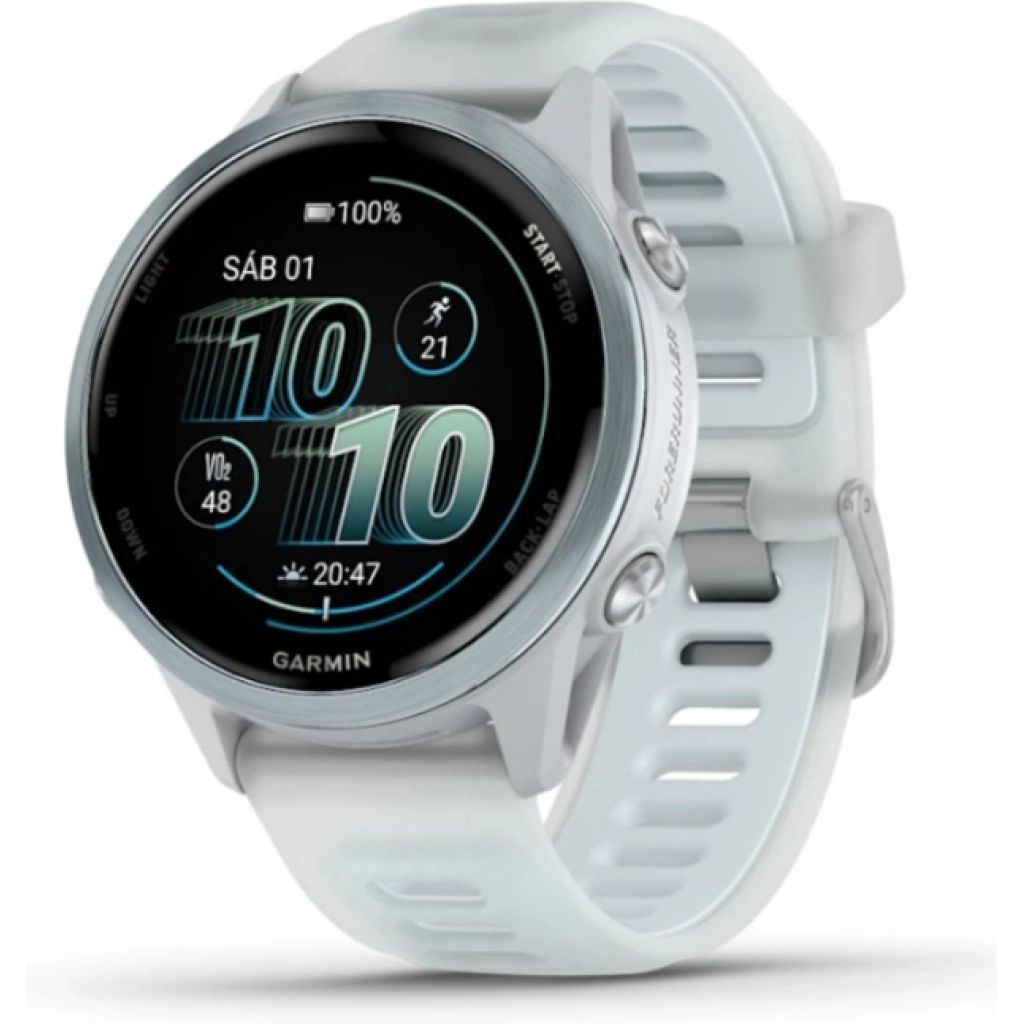 Garmin Forerunner 570 42 mm Multiband GPS Running Watch, Cloud Blue (010-02970-01)