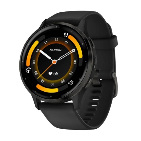 Garmin Venu 3 GPS Smartwatch 45 mm, Black with Stainless Steel Bezel