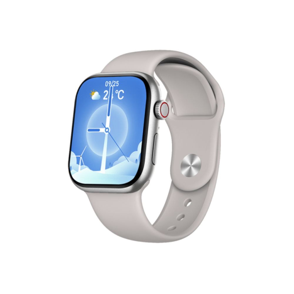 FTX A10P 48 mm AMOLED Smartwatch, Silver with Gray Mesh Strap (FTXA10P-SVW)