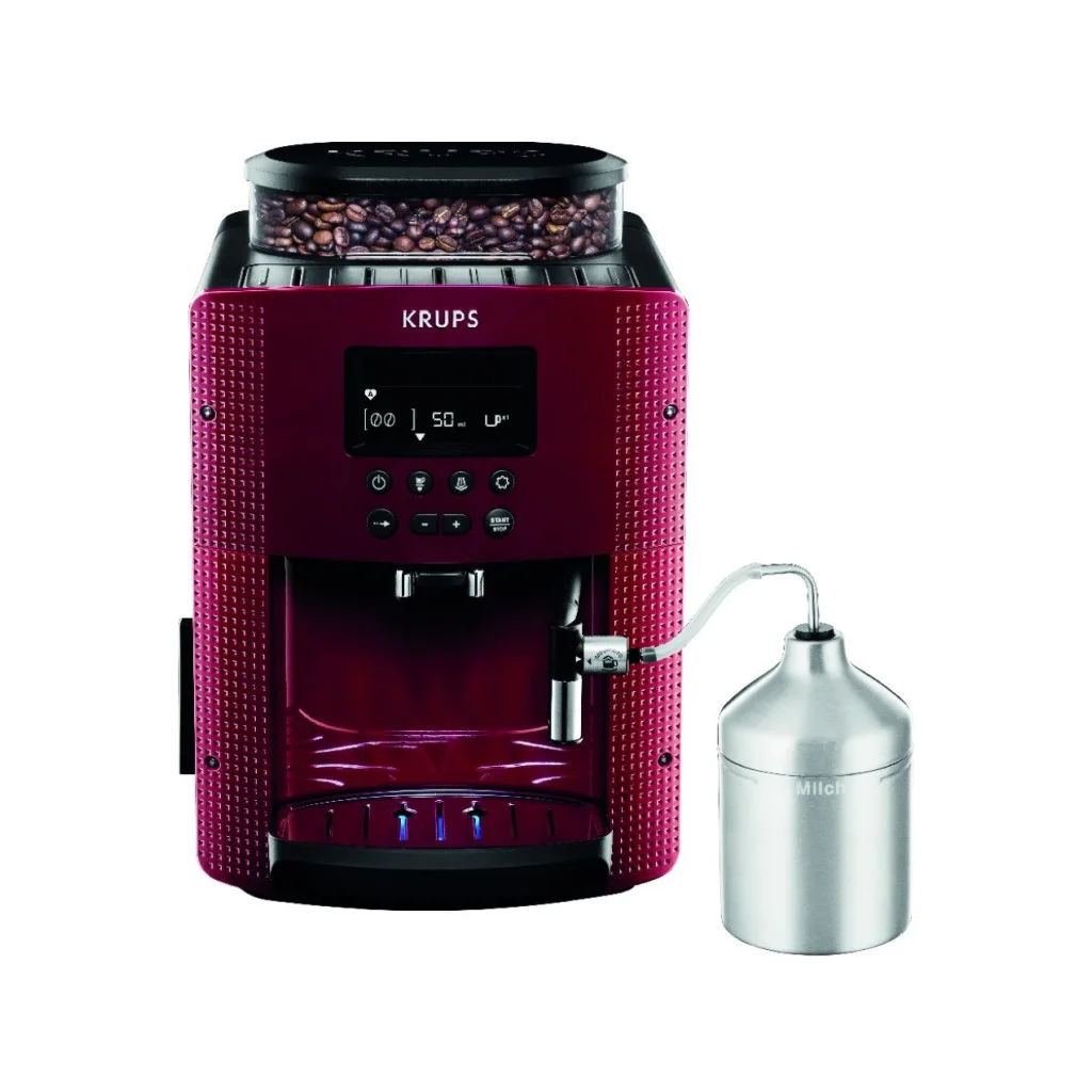 Cafetera superautomática Krups Essential EA816, pantalla LCD, roja, imagen 1 de 1