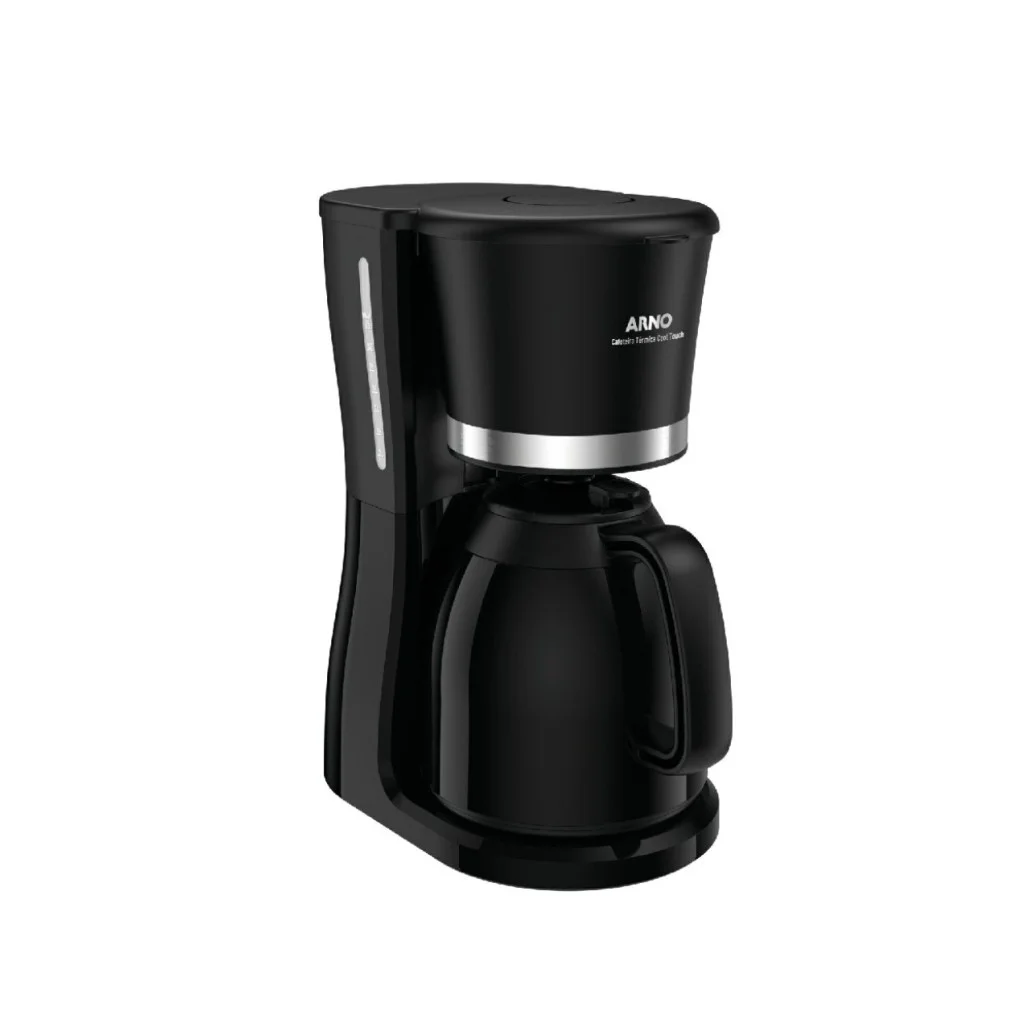 Cafetera de goteo Arno Cool Touch, jarra térmica, negra