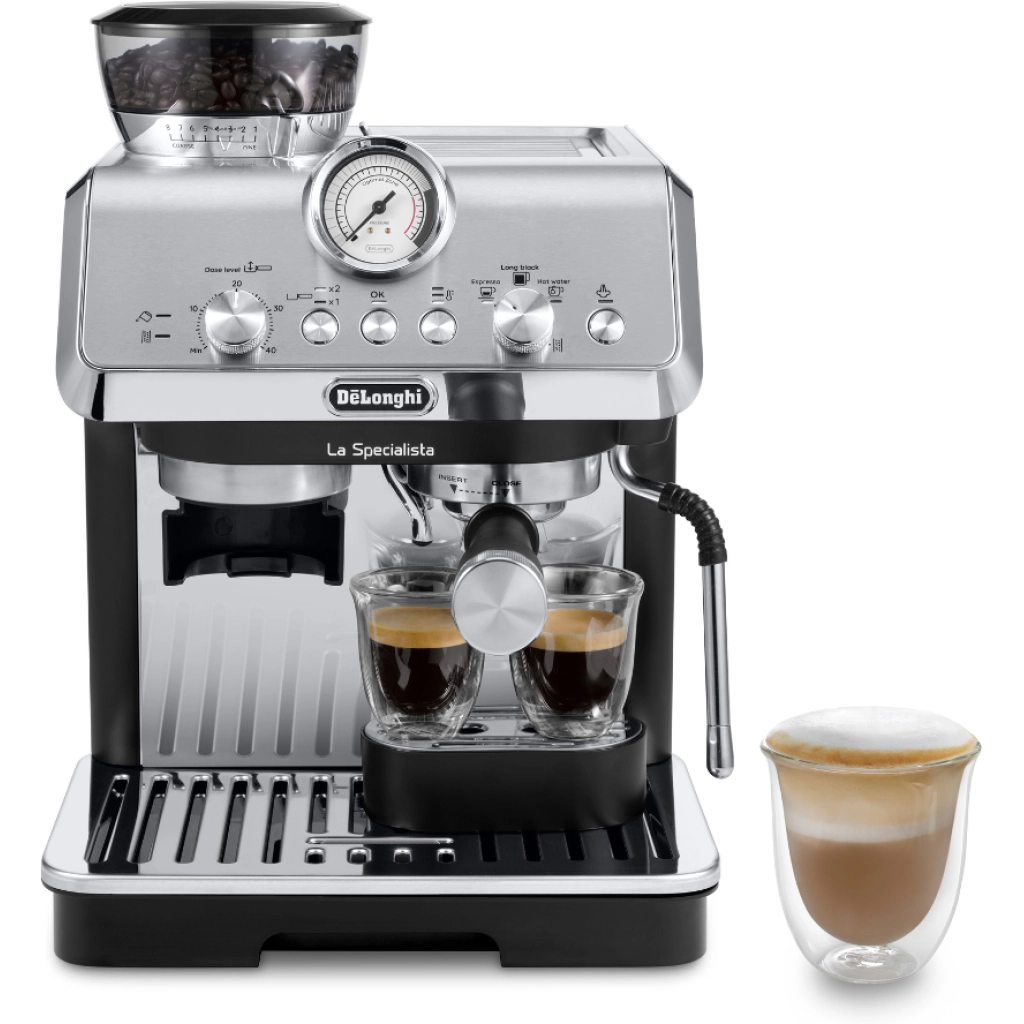 Cafetera espresso De'Longhi La Specialista Arte EC9155, molinillo integrado, negra/inox