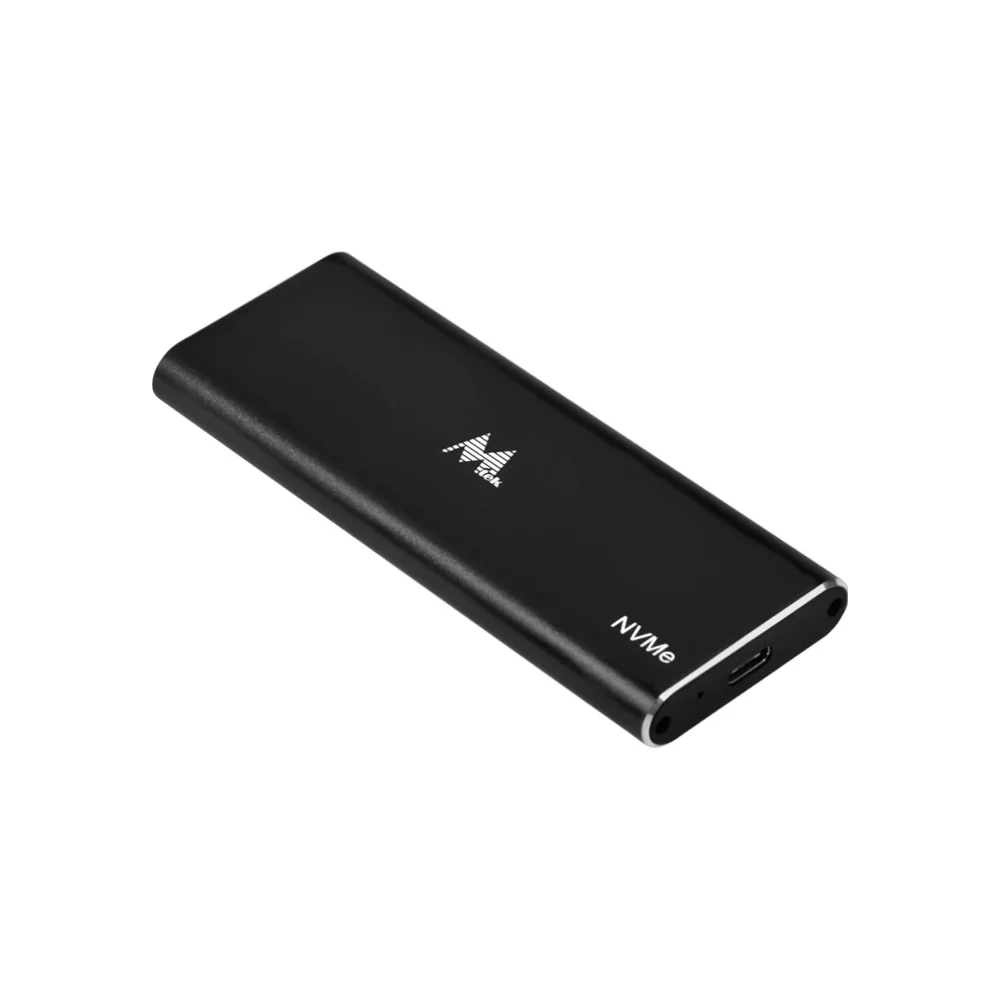 Gaveta Mtek para SSD M.2 NVMe, USB-C, hasta 10 Gbps, aluminio, negra (EN-2280S1NV)