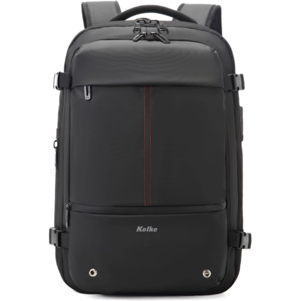 Mochila de viagem Kolke Air KVM-722 com compressão a vácuo e bomba, preta