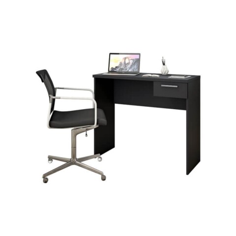 Escritorio compacto Notável NT2000, 90 cm, negro