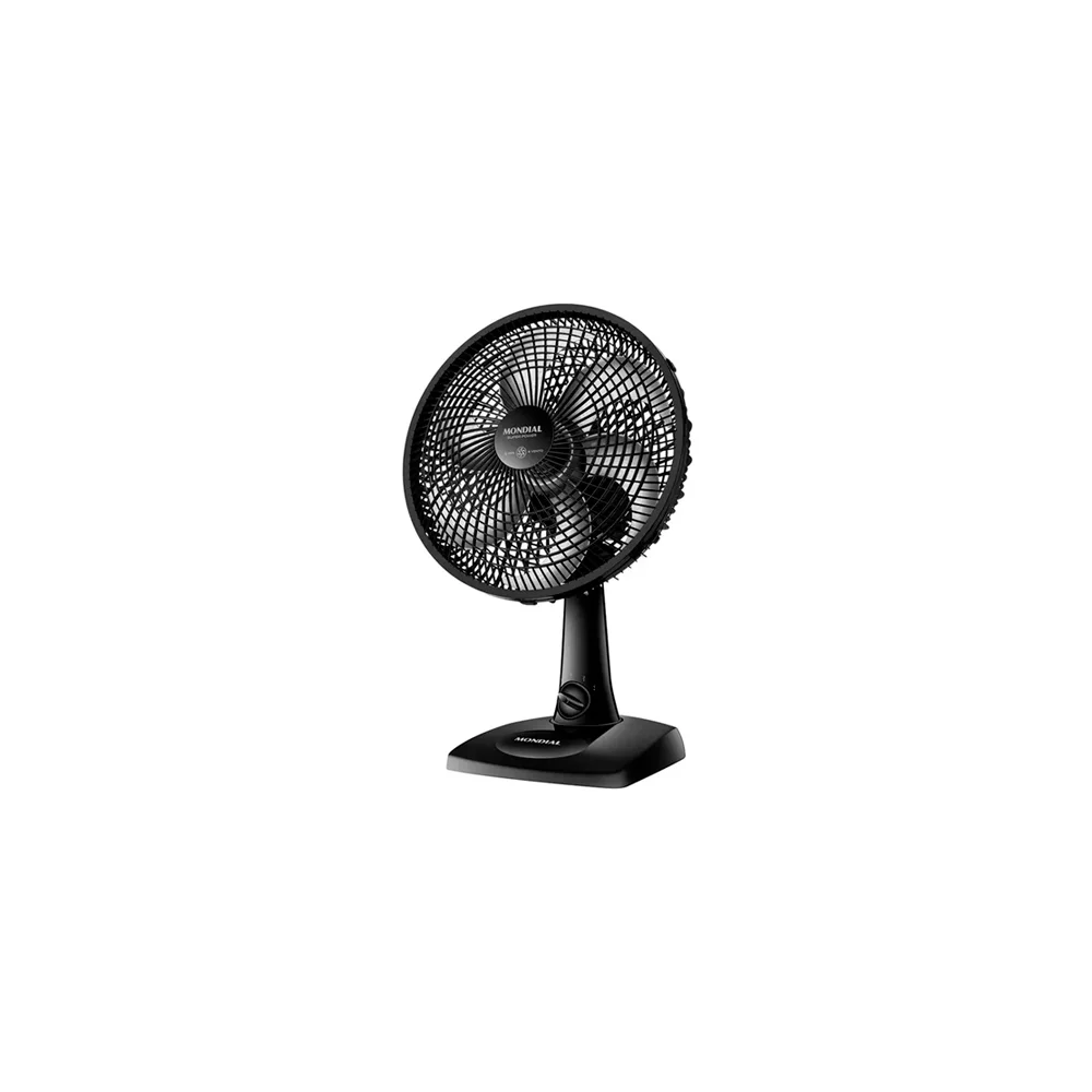 Mondial Super Power VSP-30-B Tischventilator, 30 cm, 6 Flügel, Schwarz