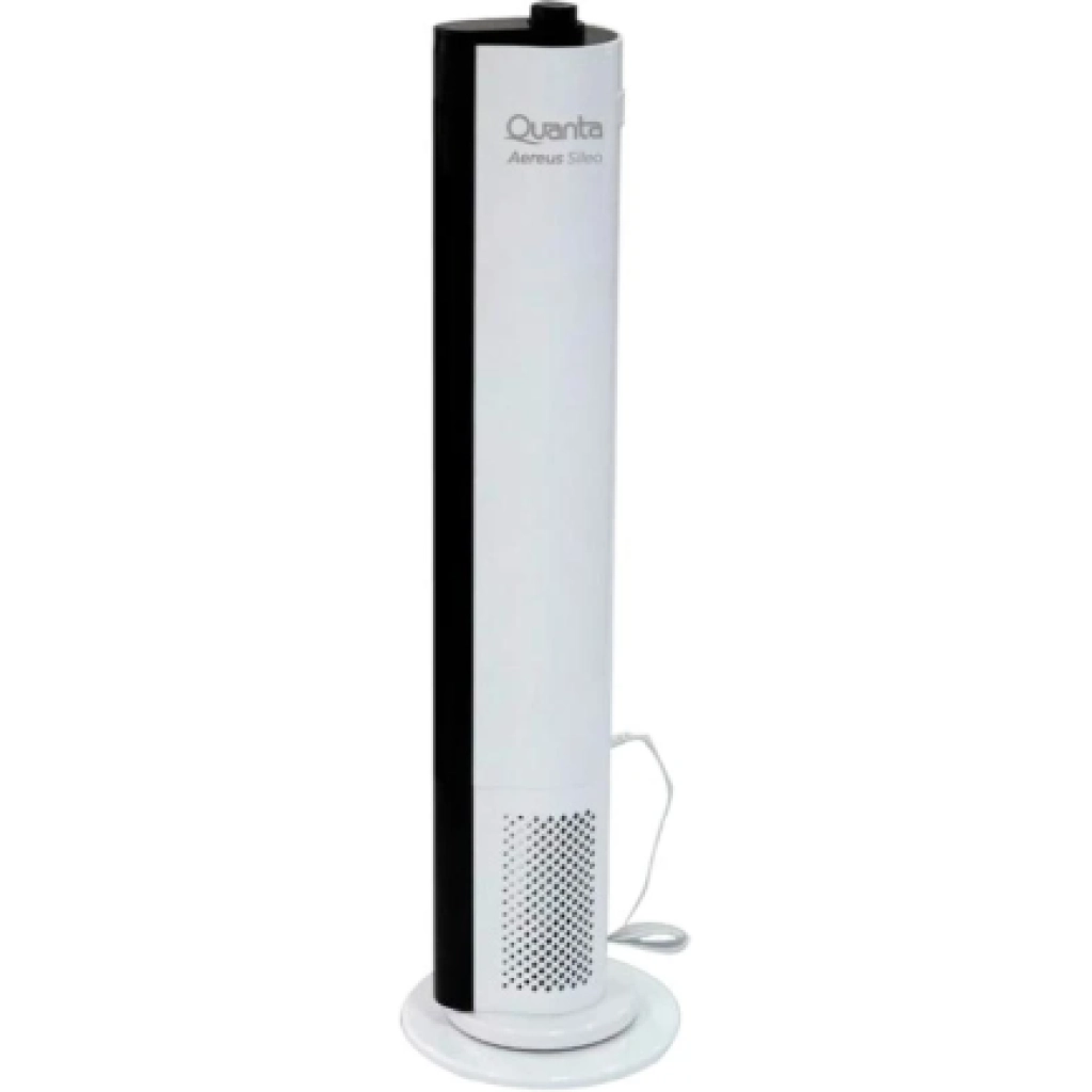 Ventilador torre Quanta Aereus Sileo QTVTS50, 50 W, 3 velocidades, oscilação de 70°, branco