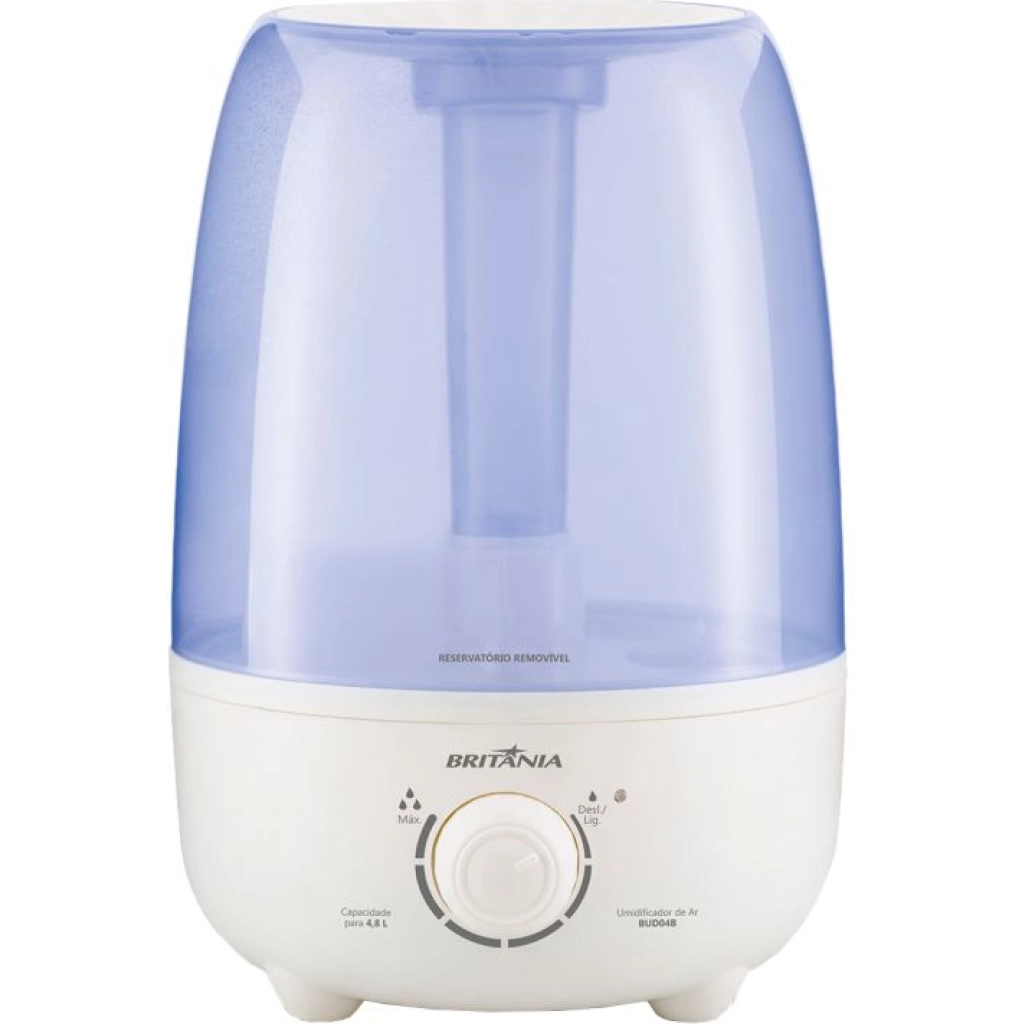 Humidificador ultrasónico Britânia BUD04B, 4,8 L, 17 h de autonomía