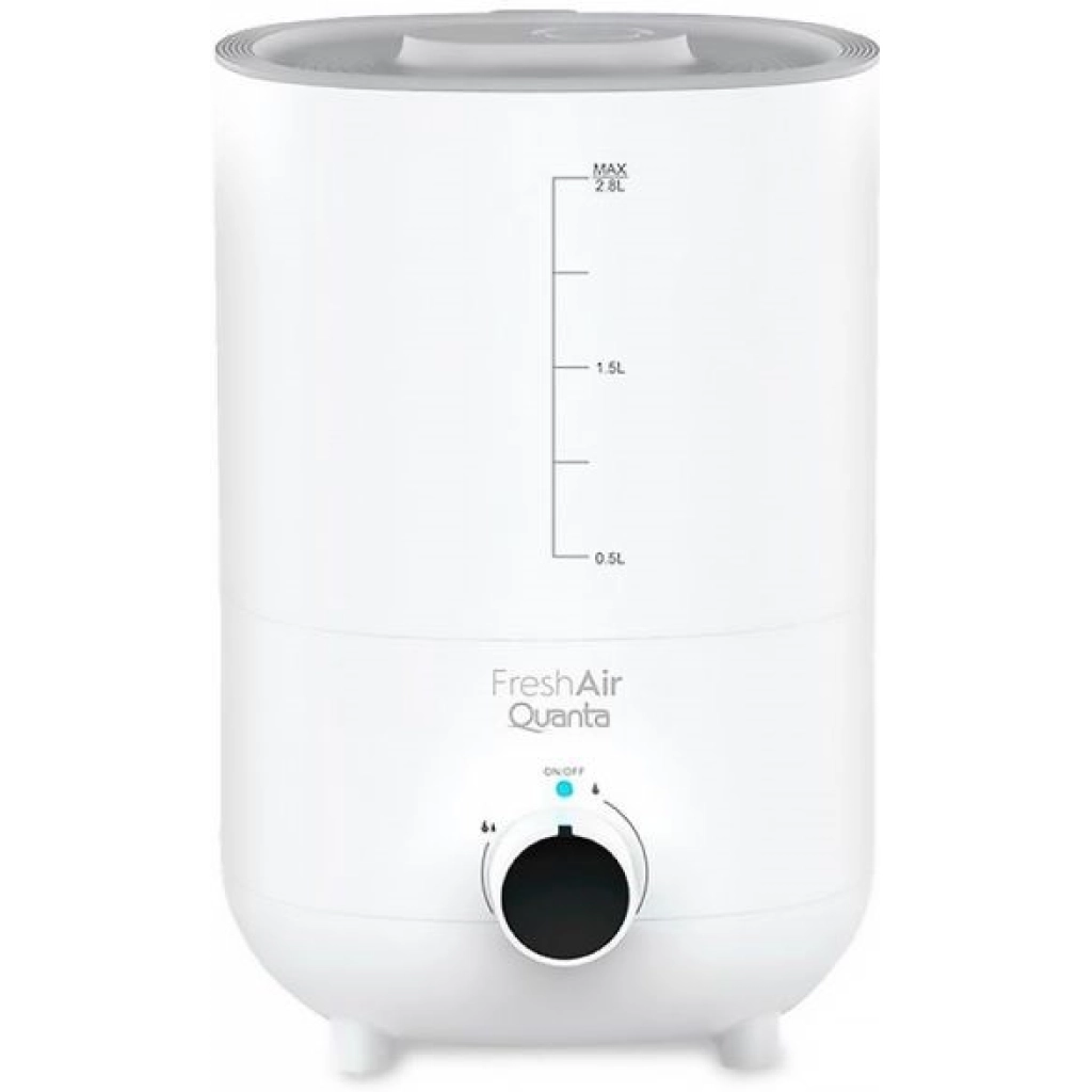Humidificador ultrasónico Quanta QTUM20, 2,6 L, 300 ml/h, aromatizador, blanco
