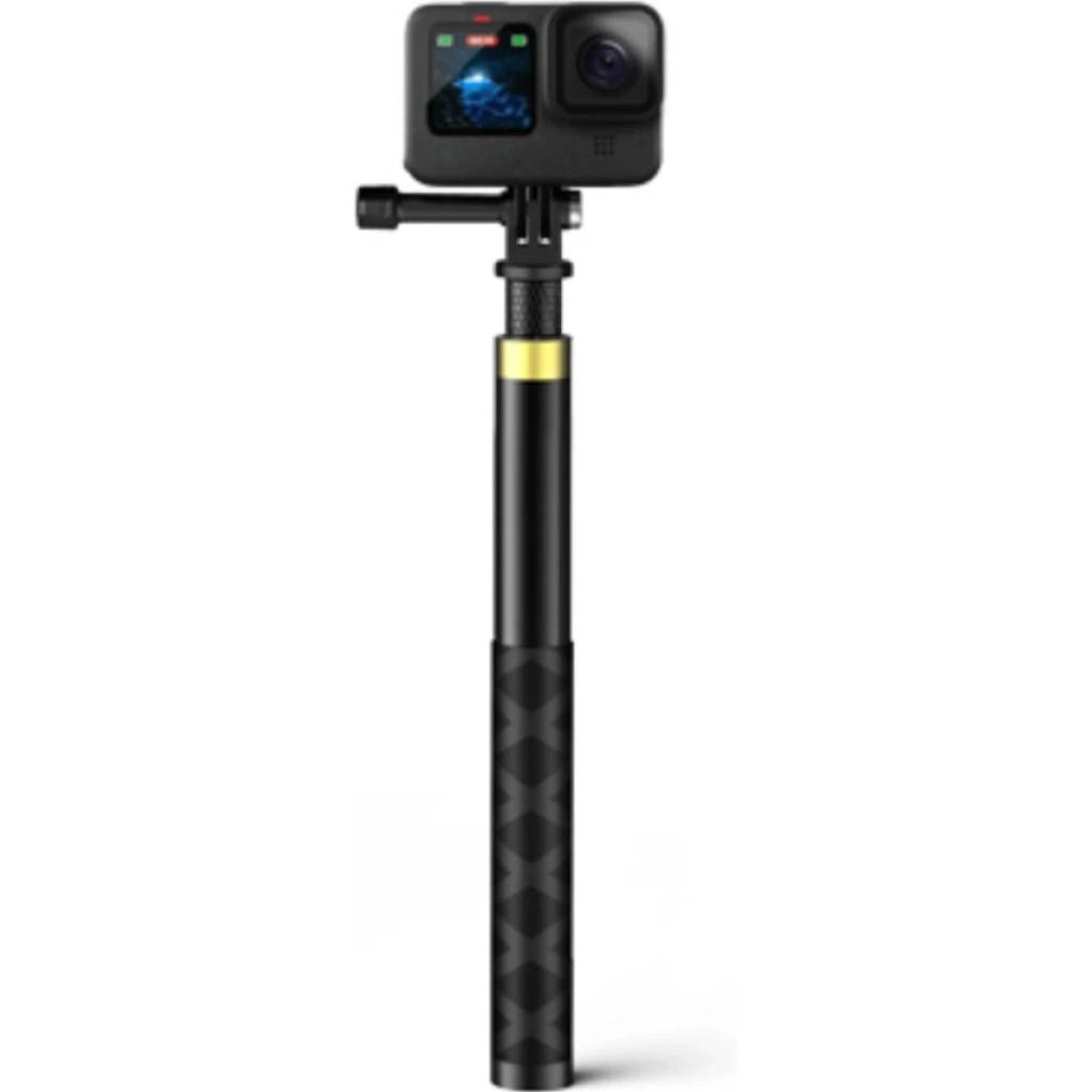 Bastón selfie Quanta QTBSM310 3 en 1 de aluminio, se extiende hasta 120 cm