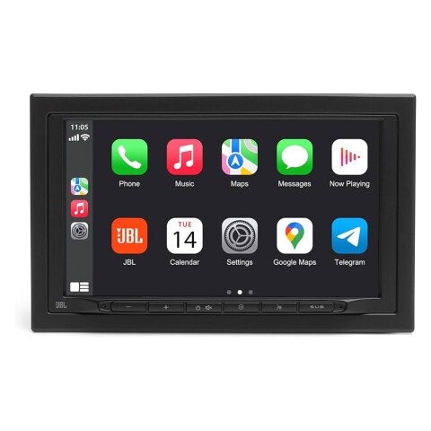 Autorradio JBL Legend 700 doble DIN de 7" con Apple CarPlay y Android Auto inalámbricos, Bluetooth