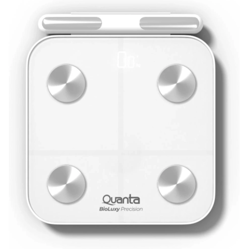 Balança inteligente Quanta QTBCB200 de bioimpedância, 8 eletrodos e app