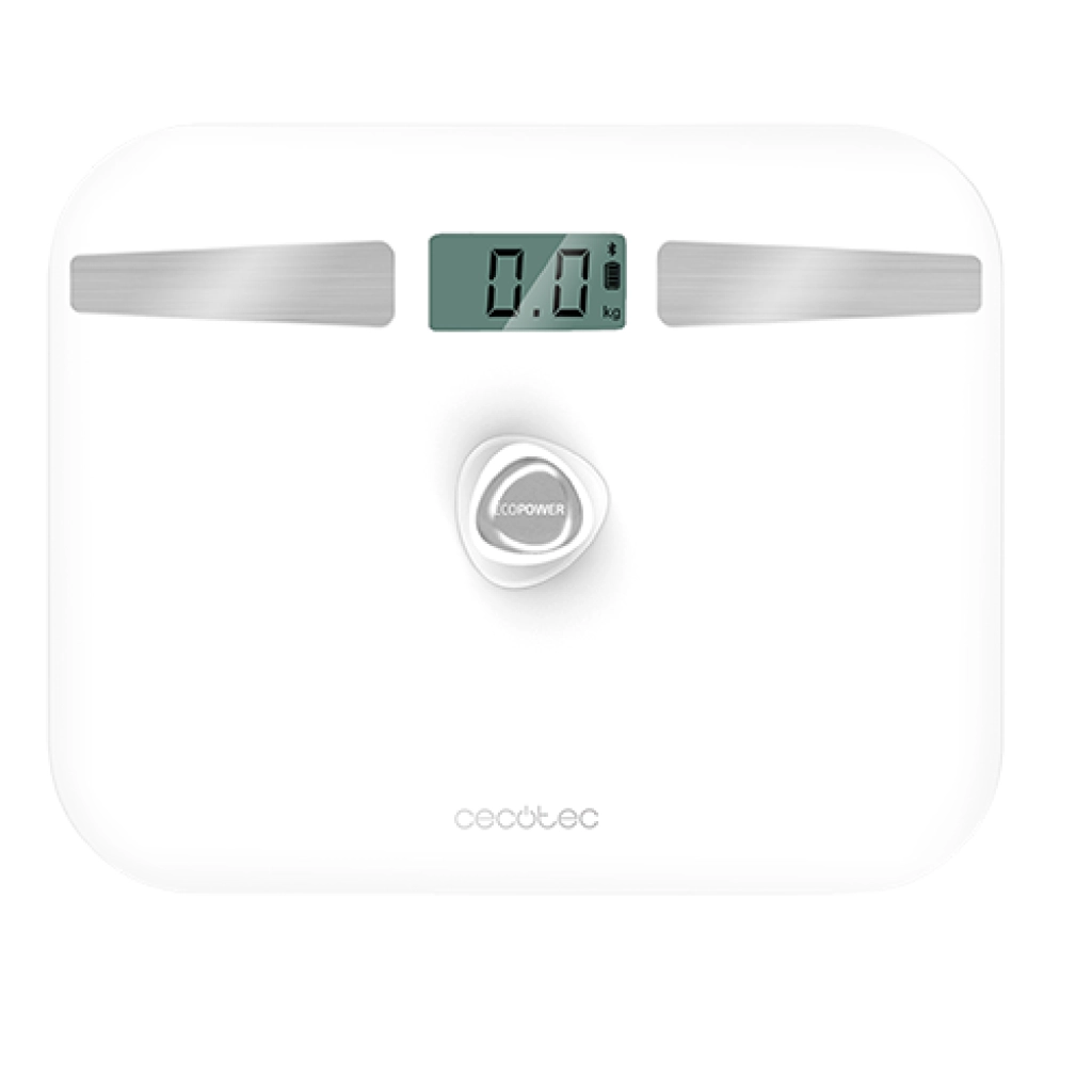 Balança Cecotec Surface Precision EcoPower 10200 Smart Healthy Bluetooth, branca
