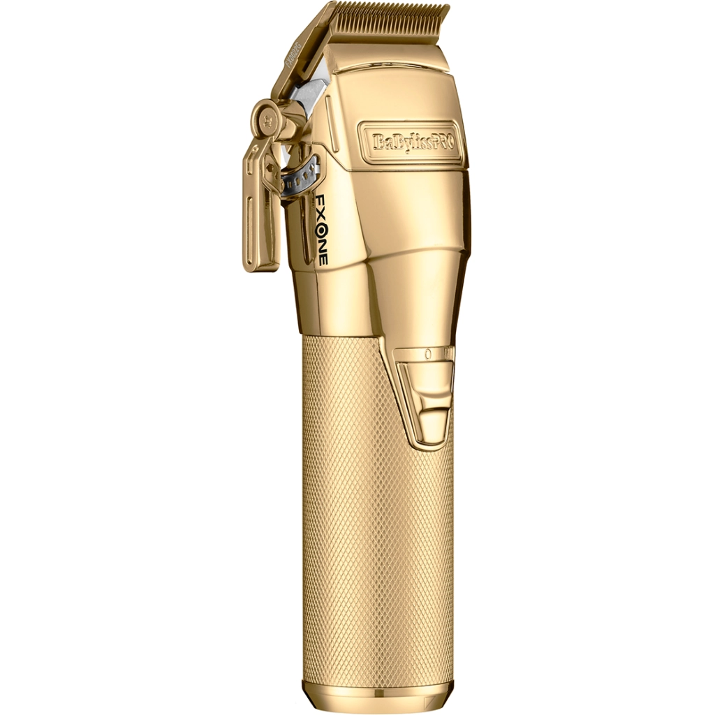 Máquina de cortar cabelo BaBylissPRO GoldFX FXONE FX899G sem fio, dourada
