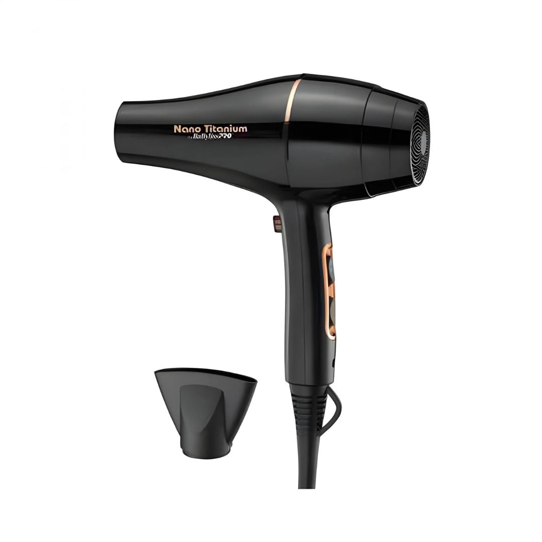 Secador de cabelo BaBylissPRO B6176, preto/ouro rosé