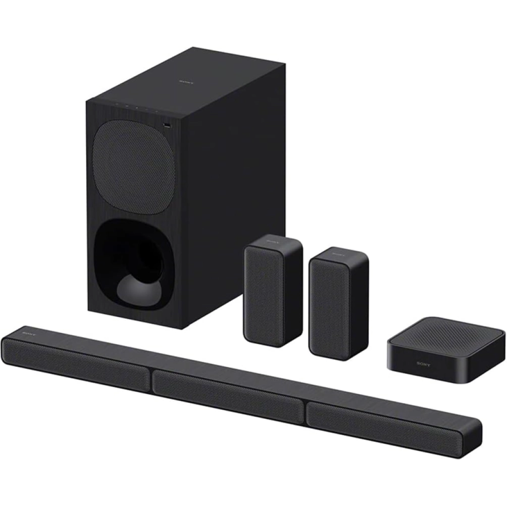 Sony HT-S40R 5.1-Kanal-Heimkino-Soundbar 600 W mit Subwoofer und kabellosen Rücklautsprechern