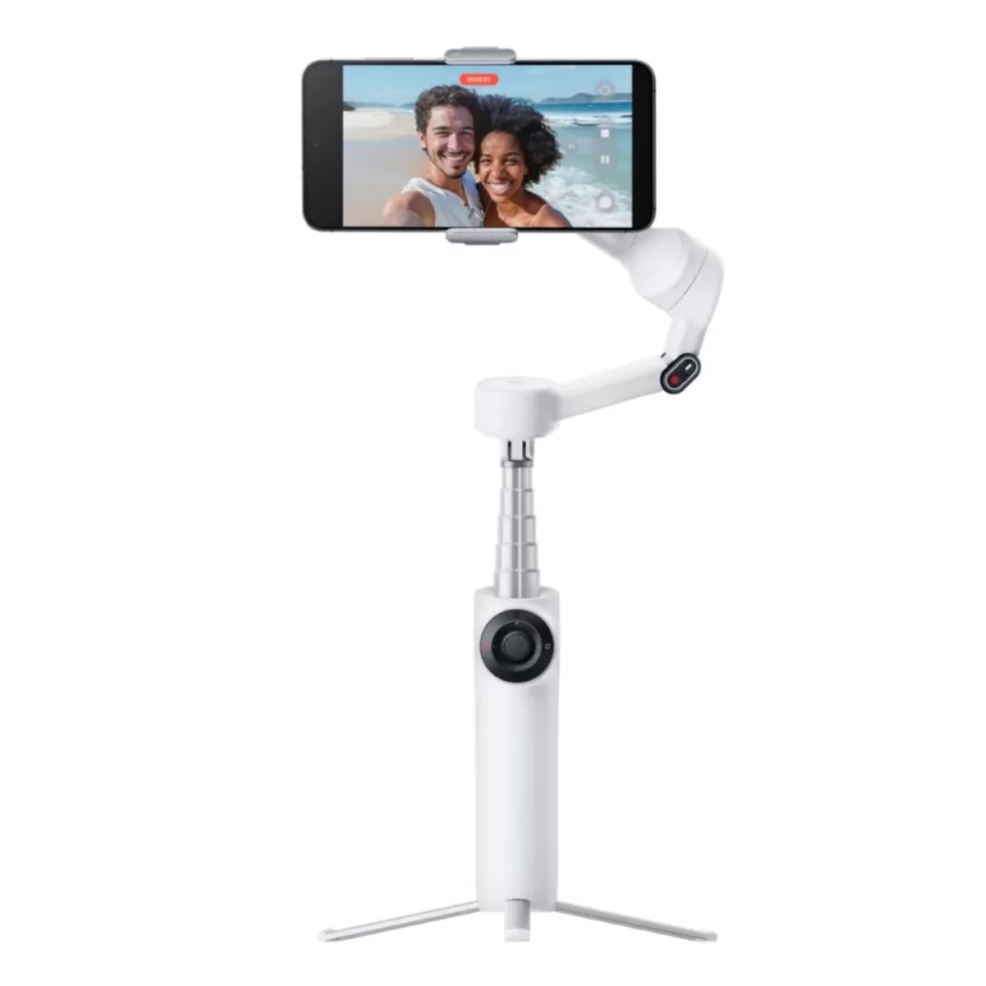 Insta360 Flow 2 3-Axis Smartphone Gimbal with Selfie Stick and Tripod, White