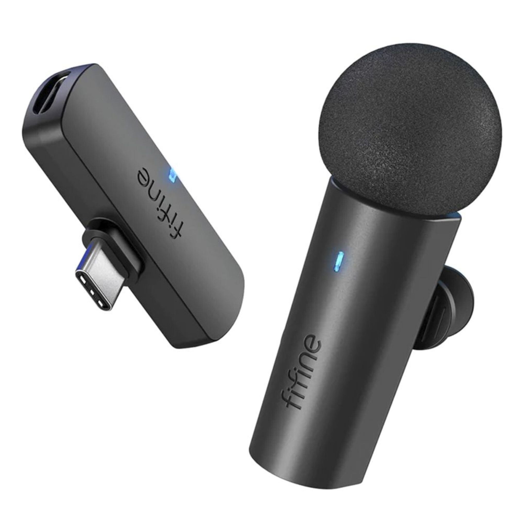 Micrófono inalámbrico de solapa Fifine M6 para celulares USB-C