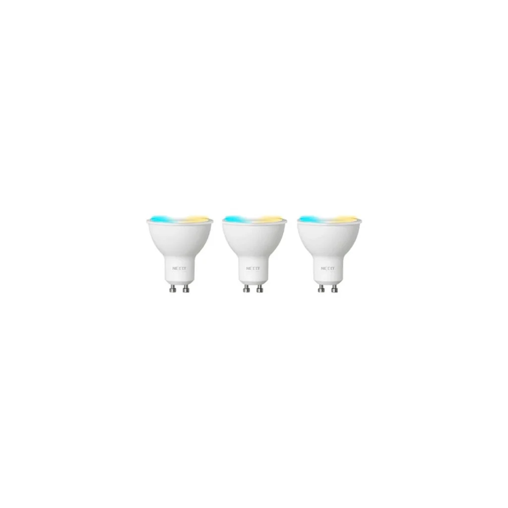 Lâmpada LED inteligente Wi-Fi Nexxt NHB-W320, GU10, branco ajustável, 220 V, pacote com 3