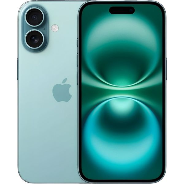 Apple iPhone 16 128 GB, verde-azulado, imagem 1 de 1