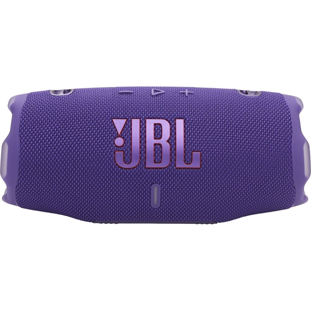 Caixa de som Bluetooth portátil JBL Charge 6 com power bank, roxa